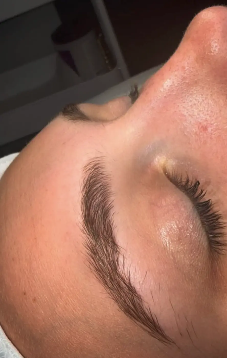 eye brow wax and tint