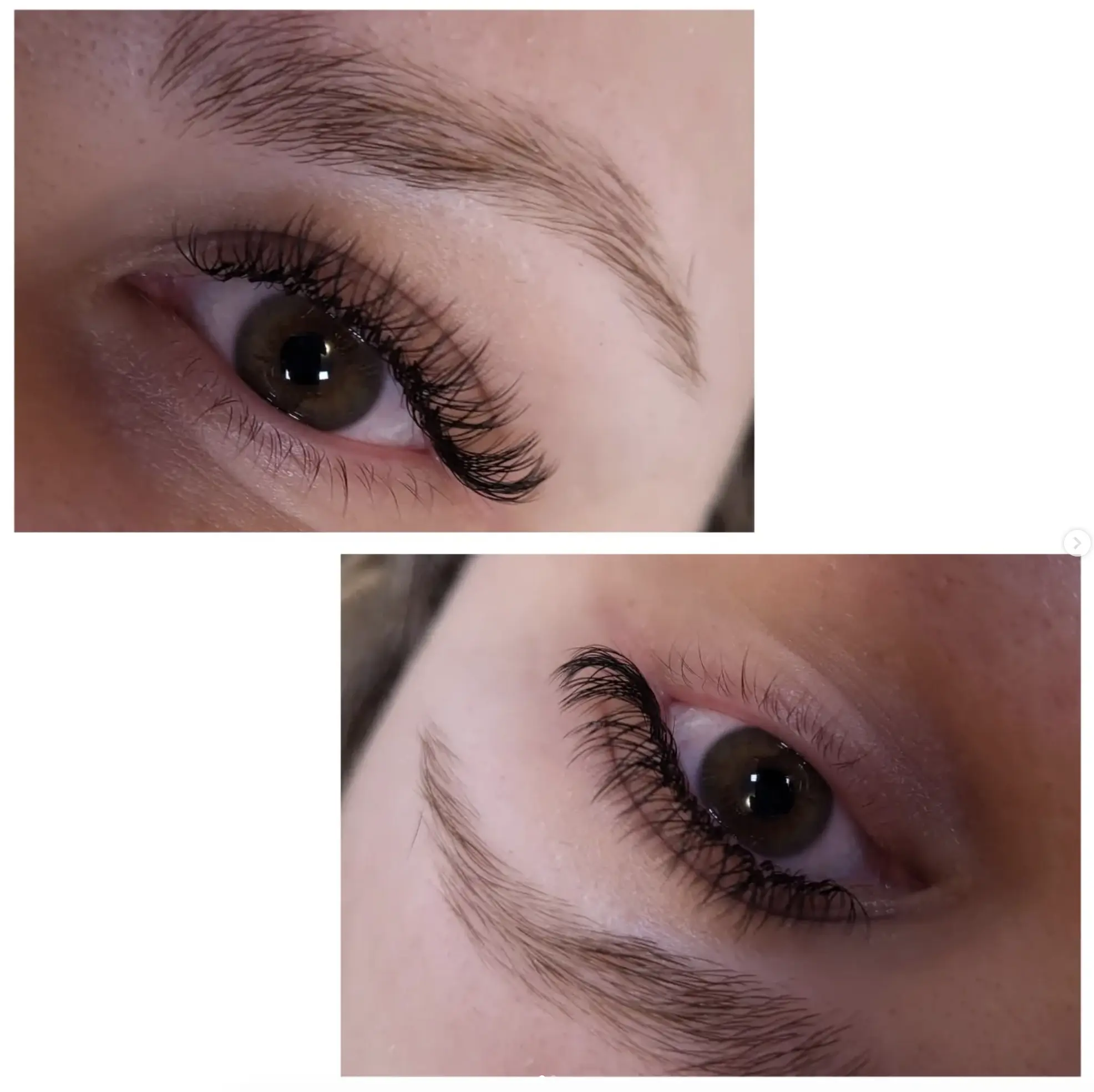 lash lift and eyebrow lamination